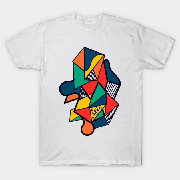 Abstract art Modern geometric art T-Shirt by carolsalazar